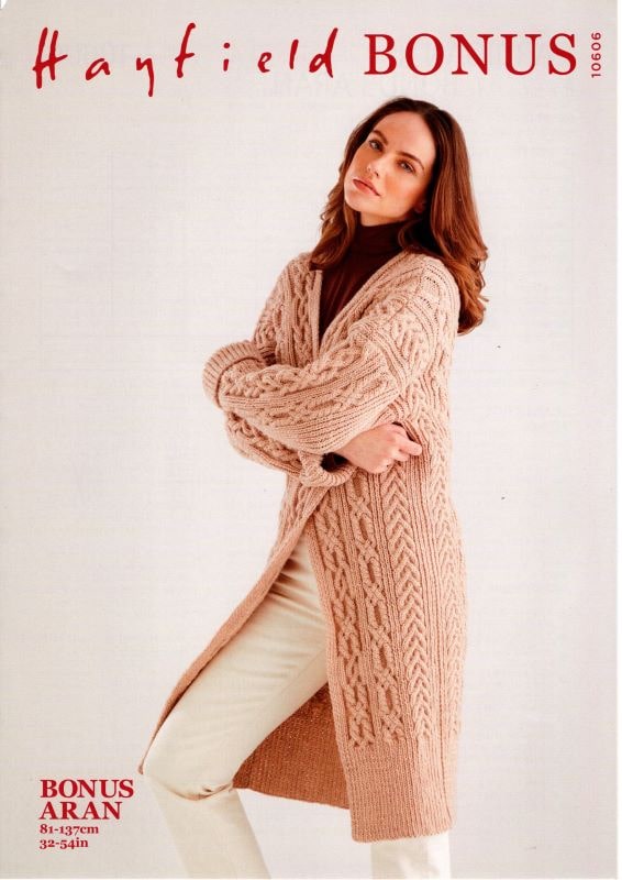 Aran jacket 2024 knitting patterns